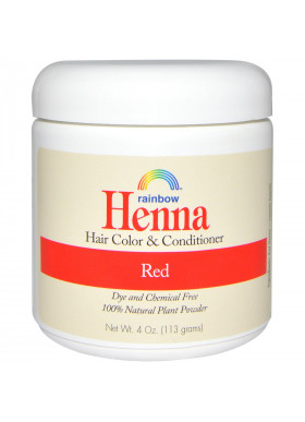 Rainbow Research, Henna, Hair Color and Conditioner, Red, 4 oz (113 g)