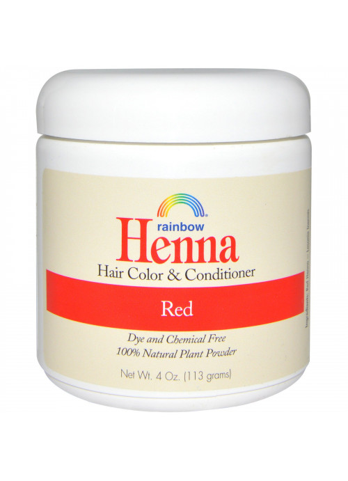 Rainbow Research, Henna, Hair Color and Conditioner, Red, 4 oz (113 g)