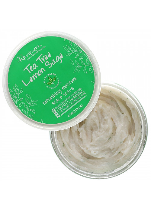 Renpure, Tea Tree Lemon Sage, Scalp Scrub, 4 oz (118 ml)