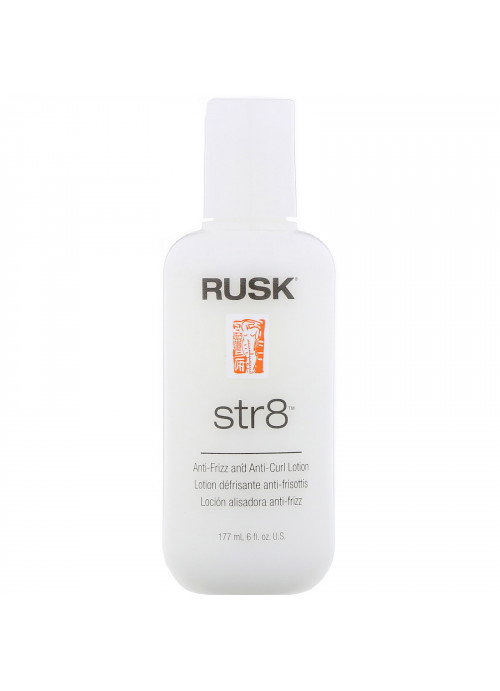 Rusk, Str8, Anti-Frizz And Anti-Curl Lotion, 6 fl oz (177 ml)