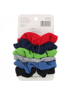 Scunci, Effortless Beauty, Thermal Twisters, Assorted Colors, 6 Pieces