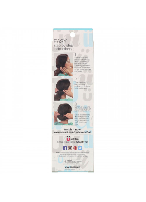 Scunci, Hollywood Roll Hairband, 1 Piece