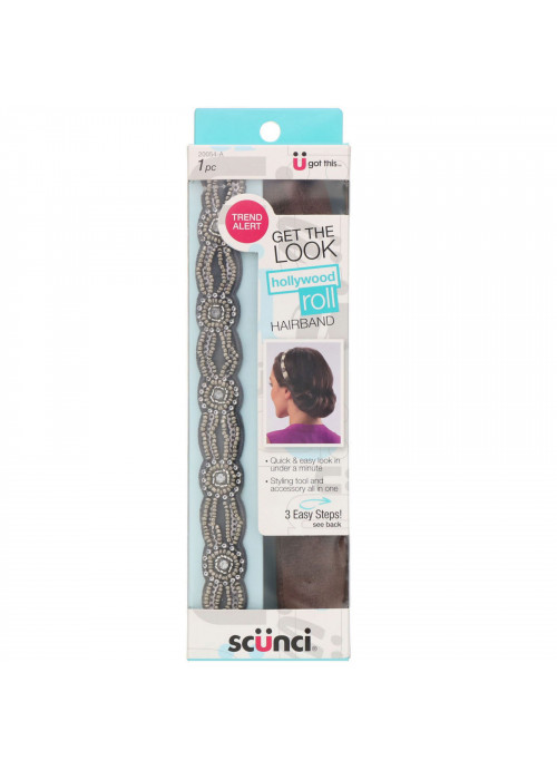 Scunci, Hollywood Roll Hairband, 1 Piece