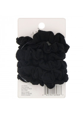Scunci, Mini Twisters, Black, 6 Pieces