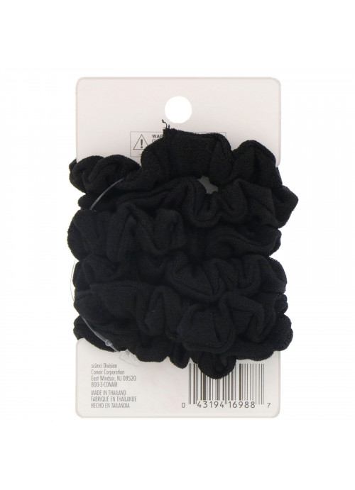 Scunci, Mini Twisters, Black, 6 Pieces