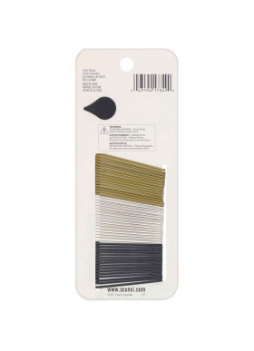 Scunci, No Slip Grip, All Day Hold, Bobby Pin, Assorted Colors, 48 Pieces