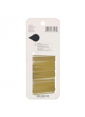 Scunci, No Slip Grip, All Day Hold, Bobby Pins, Striped, 48 Pieces