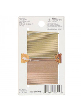 Scunci, No Slip Grip, Color Match Bobby Pins, Blonde, 50 Pieces