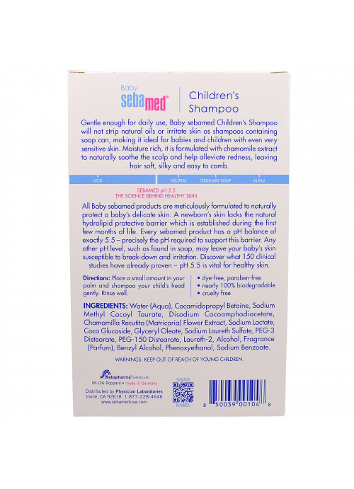 Sebamed USA, Children's Shampoo, 8.5 fl oz (250 ml)