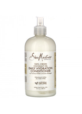 SheaMoisture, 100% Virgin Coconut Oil, Daily Hydration Conditioner, 13 fl oz (384 ml)
