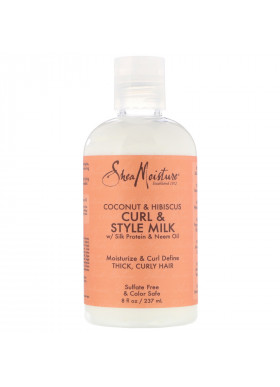 SheaMoisture, Curl & Style Milk, Coconut & Hibiscus,  8 fl oz (237 ml)