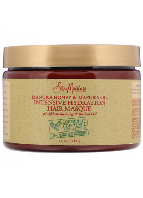 SheaMoisture, Intensive Hydration Hair Masque, Manuka Honey & Mafura Oil, 12 oz (340 g)
