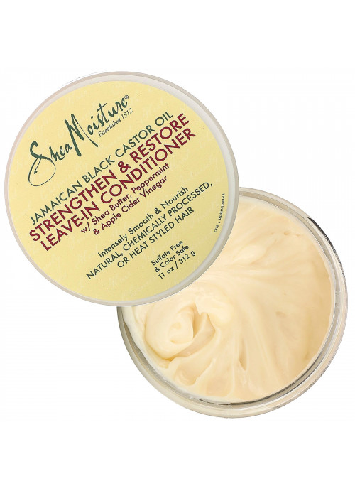 SheaMoisture, Jamaican Black Castor Oil, Strengthen & Restore Leave-In Conditioner, 11 oz (312 g)