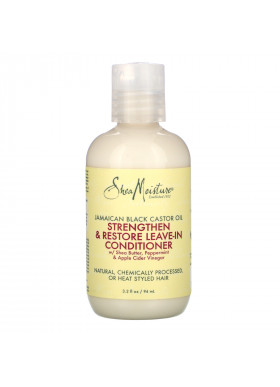 SheaMoisture, Jamaican Black Castor Oil, Strengthen & Restore Leave-In Conditioner, 3.2 fl oz (94 ml)