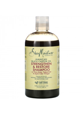 SheaMoisture, Jamaican Black Castor Oil, Strengthen & Restore Shampoo, 13 fl oz (384 ml)