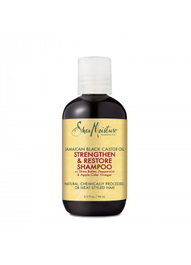 SheaMoisture, Jamaican Black Castor Oil, Strengthen & Restore Shampoo, 3.2 fl oz (94 ml)