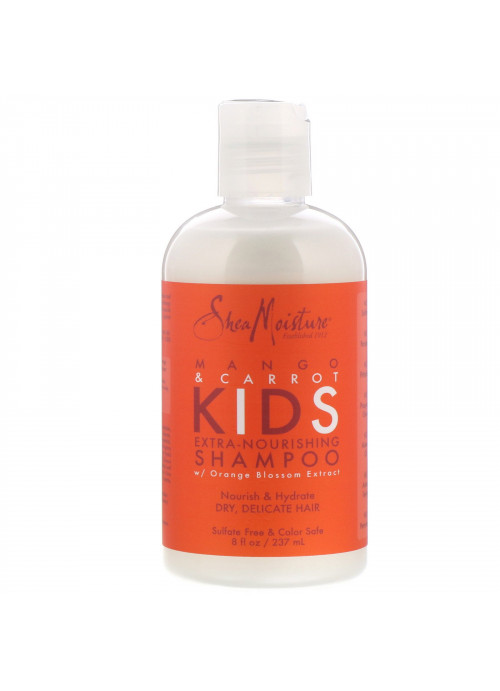 SheaMoisture, Kids Extra-Nourishing Shampoo, Mango & Carrot, 8 fl oz (237 ml)