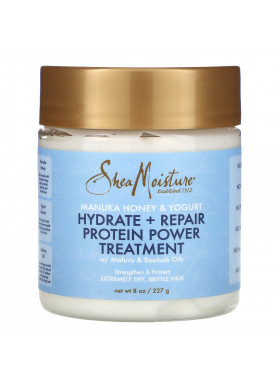 SheaMoisture, Manuka Honey & Yogurt, Hydrate + Repair Protein Power Treatment,  8 oz (227 g)
