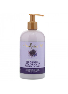 SheaMoisture, Strength + Color Care Conditioner, Purple Rice Water, 12.5 fl oz (370 ml)