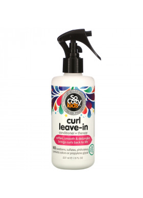SoCozy, Kids, Curl Leave-in Conditioner + Therapy,  8 fl oz (237 ml)