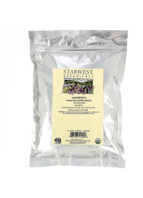 Starwest Botanicals,  Henna Red Powder, Organic, 1 lb (453.6 g)
