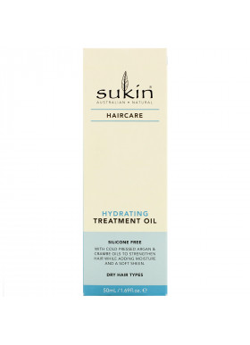 Sukin, Hydrating Treatment Oil, Haircare, 1.69 fl oz (50 ml)