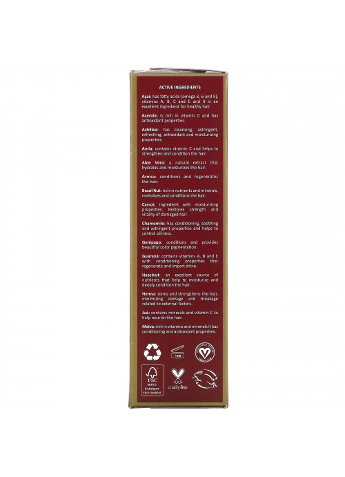 Surya Brasil, Henna Cream, Hair Coloring & Conditioning Treatment, Burgundy, 2.37 fl oz (70 ml)