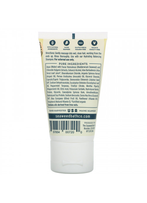 The Seaweed Bath Co., Hydrating Balancing Conditioner, Eucalyptus and Peppermint, 1.5 fl oz (44 ml)