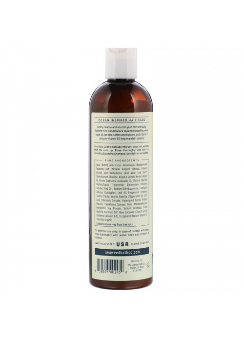 The Seaweed Bath Co., Hydrating Balancing Conditioner. Eucalyptus & Peppermint, 12 fl oz (354 ml)