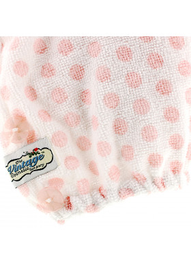 The Vintage Cosmetic Co., Hair Turban, Pink Polka Dot, 1 Count