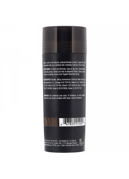 Toppik, Hair Building Fibers, Dark Brown, 0.97 oz (27.5 g)