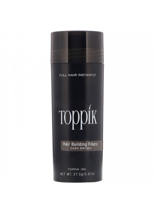 Toppik, Hair Building Fibers, Dark Brown, 0.97 oz (27.5 g)