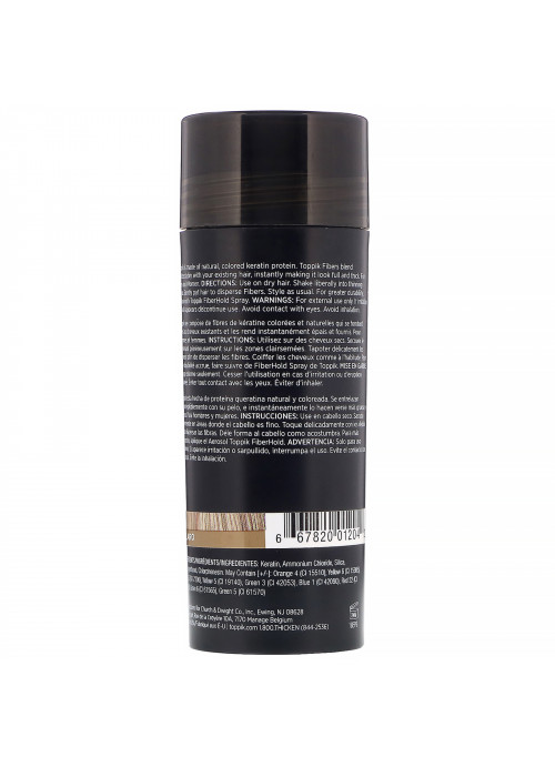 Toppik, Hair Building Fibers, Light Brown, 0.97 oz (27.5 g)