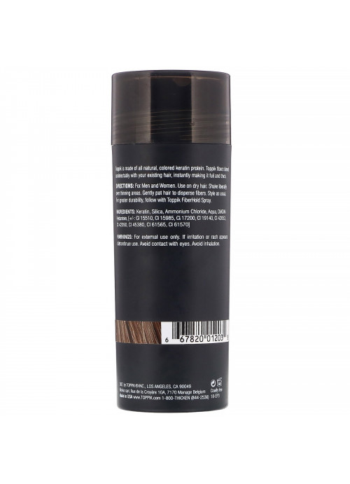 Toppik, Hair Building Fibers, Medium Brown, 0.97 oz (27.5 g)