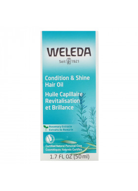 Weleda, Condition & Shine Hair Oil, Rosemary Extracts, 1.7 fl oz (50 ml)