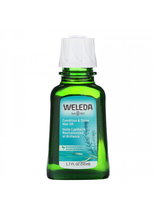 Weleda, Condition & Shine Hair Oil, Rosemary Extracts, 1.7 fl oz (50 ml)