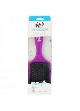 Wet Brush, Paddle Detangler Brush, Detangle, Purple,  1 Brush