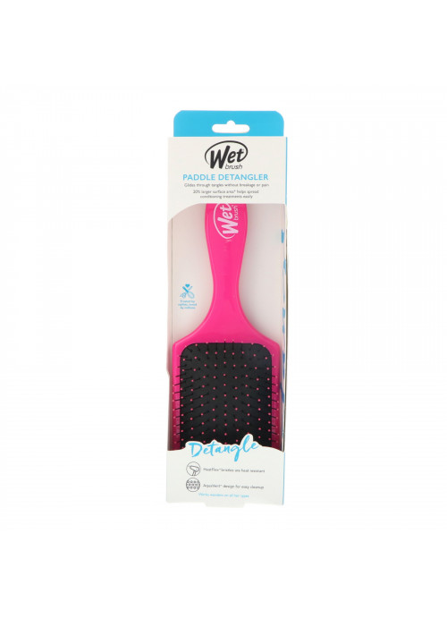 Wet Brush, Paddle Detangler Brush, Pink, 1 Brush