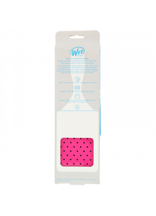 Wet Brush, Paddle Detangler Brush, Pink, 1 Brush