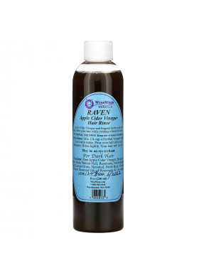 WiseWays Herbals, Raven, Apple Cider Vinegar Hair Rinse, For Dark Hair, 8 oz (236 ml)