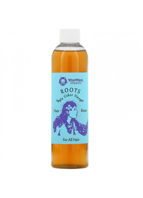 WiseWays Herbals, Roots, Apple Cider Vinegar Hair Rinse, For All Hair, 8 oz (236 ml)
