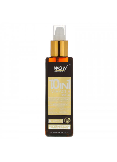 Wow Skin Science, 10 in 1 Miracle Hair Oil, 6.8 fl oz (200 ml)