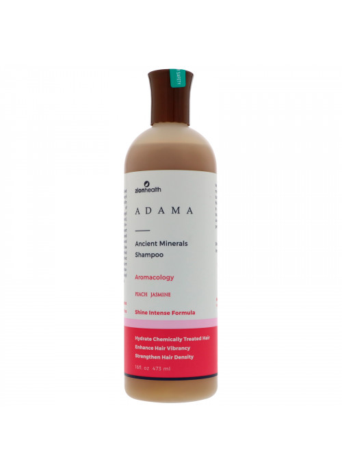 Zion Health, Adama, Ancient Minerals Shampoo, Peach Jasmine, 16 fl oz (473 ml)