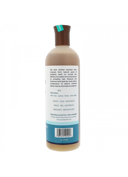 Zion Health, Adama, Ancient Minerals Shampoo, White Coconut, 16 fl oz (473 ml)