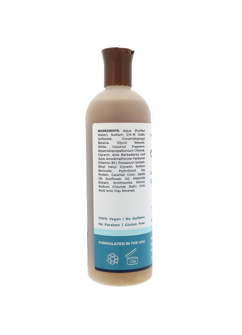 Zion Health, Adama, Ancient Minerals Shampoo, White Coconut, 16 fl oz (473 ml)