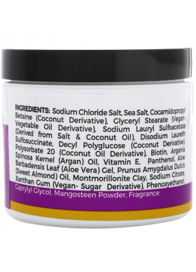 Zion Health, Adama, Deep Cleansing Scalp & Hair Scrub, Vanilla Coconut, 4 oz (113 g)