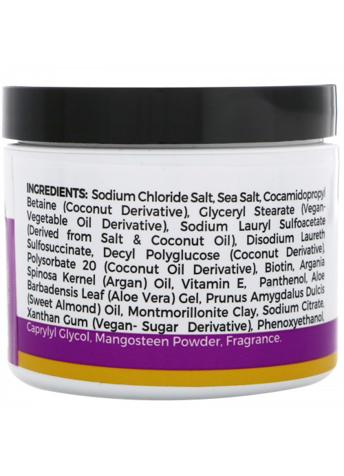 Zion Health, Adama, Deep Cleansing Scalp & Hair Scrub, Vanilla Coconut, 4 oz (113 g)