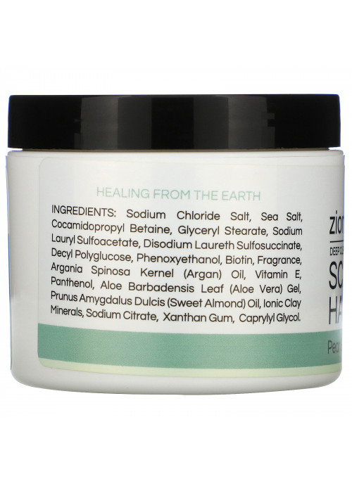 Zion Health, Deep Cleansing Scalp & Hair Scrub, Pear Blossom with Sea Salt, 4 oz (113 g)