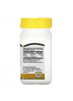 21st Century, Biotin, 5,000 mcg, 110 Capsules