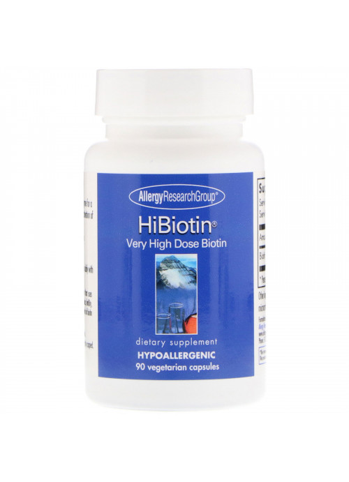 Allergy Research Group, HiBiotin, 90 Vegetarian Capsules